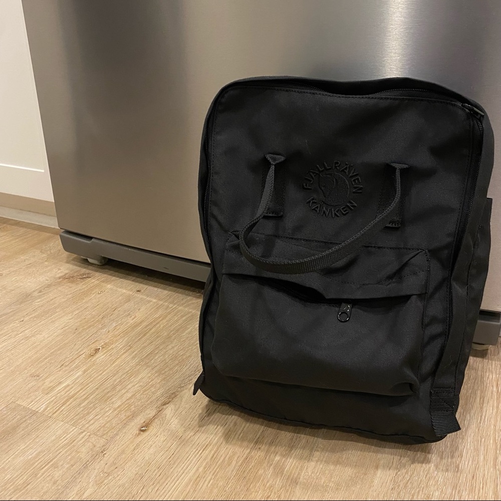 Fjallraven Black Backpack